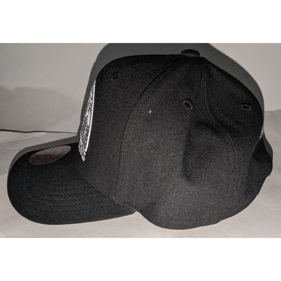 Denver Nuggets Mitchell & Ness HWC Panda Pro Black 25th Anniv Snapback Hat New - Picture 4 of 11